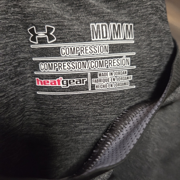 Under Armour Charcoal Compression Top - Picture 2 of 4